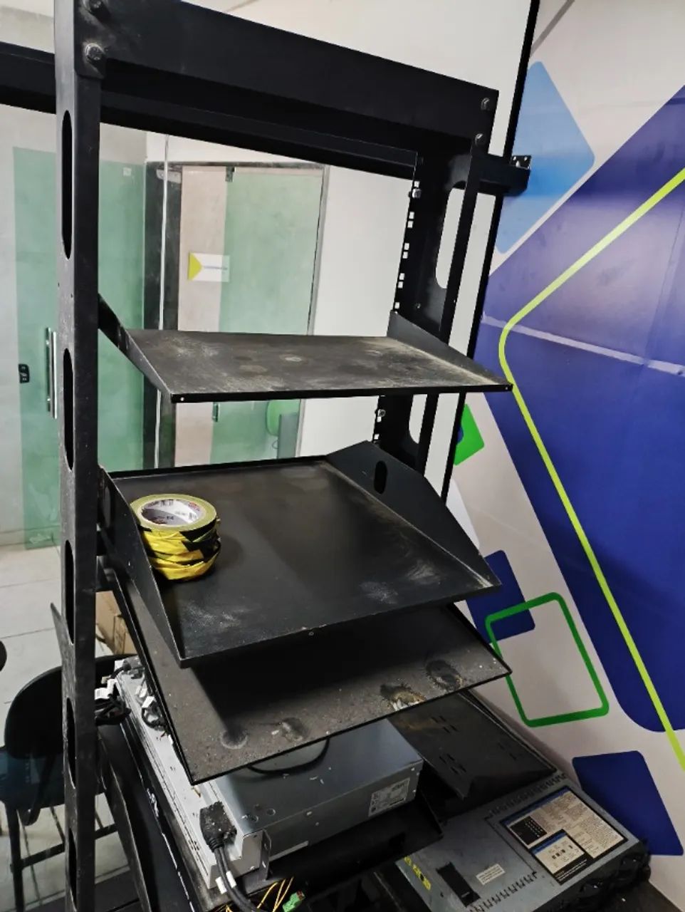 Rack Coluna Aberto 24U Torre 64993724682369121
