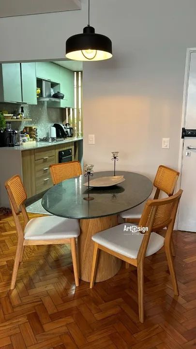 Mesa de Jantar em mármore verde guatemala  - Foto 3