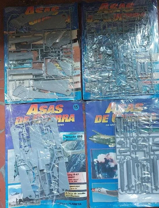 Revista Asas de Guerra + avião para montar - Foto 3