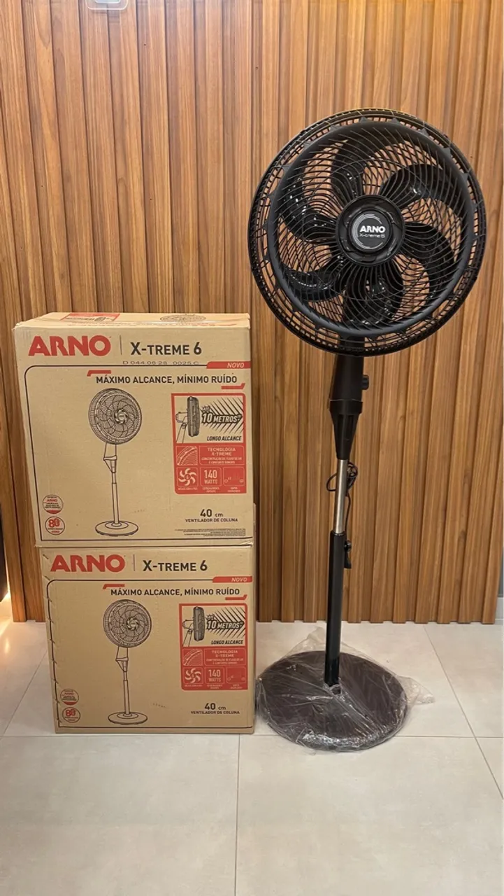 Ventilador Arno X-Treme 6 de coluna - 40cm - Novo