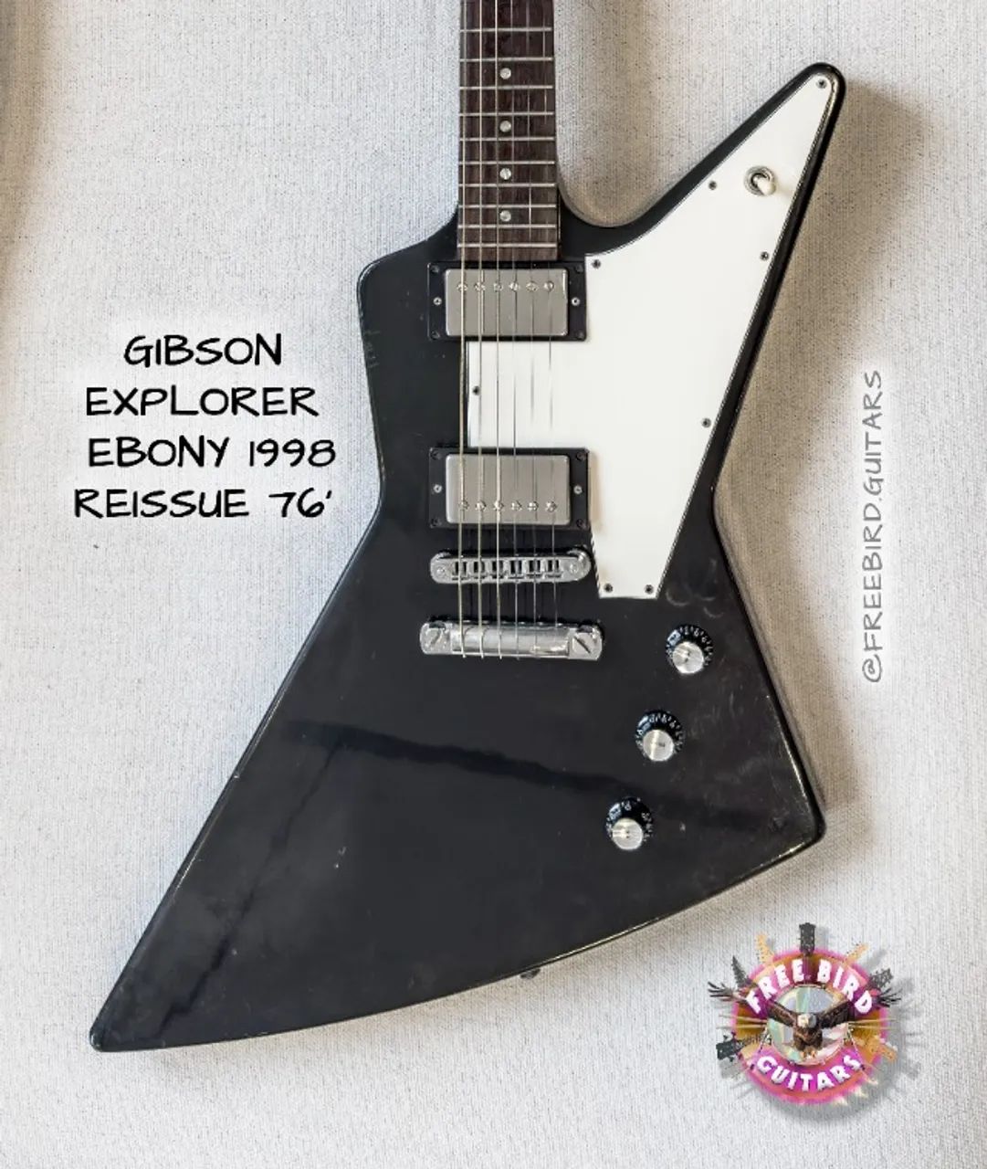 GIBSON / EXPLORER 76? REISSUE / EBONY / 1998 / GUITARRA