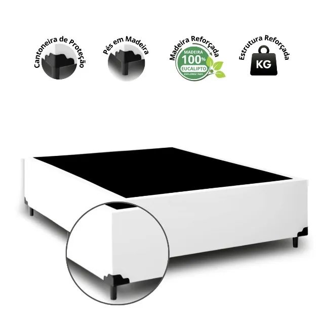 CAMA CASAL COM FRETE E MONTAGEM GRATIS - Foto 6