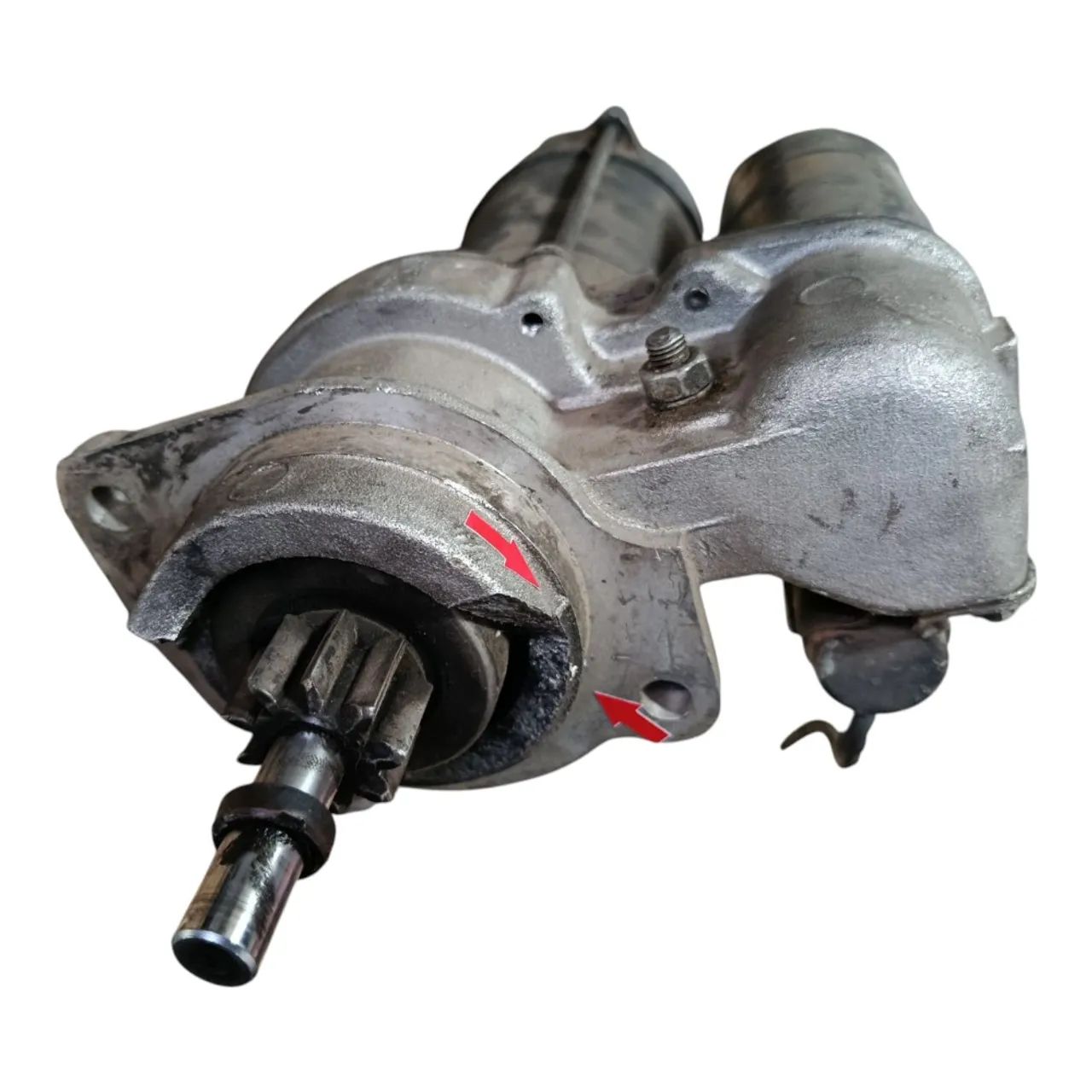 Motor Arranque Accelo Om 904 Fucinho Quebrado 24v 9 Dentes - Foto 3