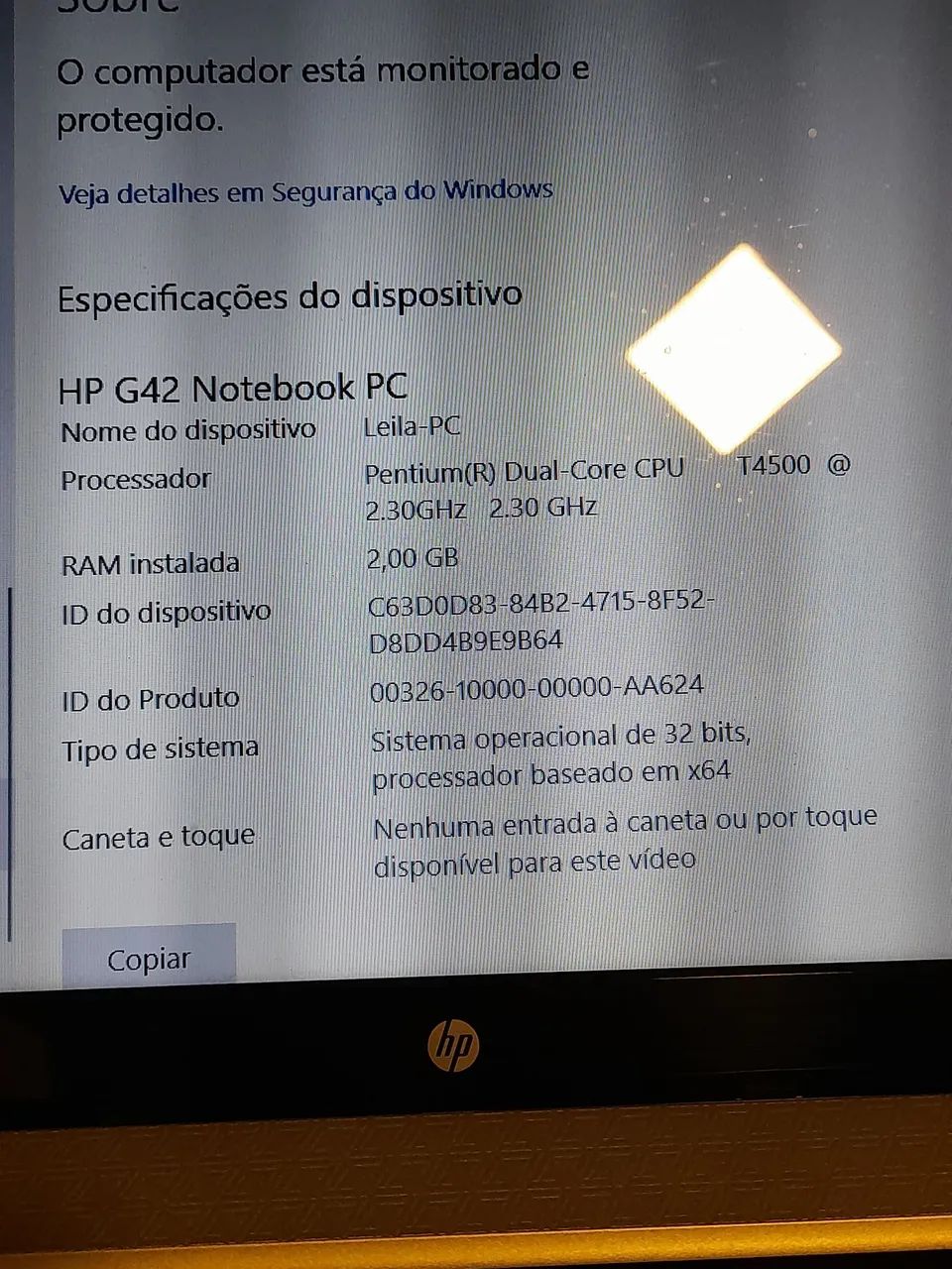 Notebook HP G42-221BR - Intel Pentium - Foto 5