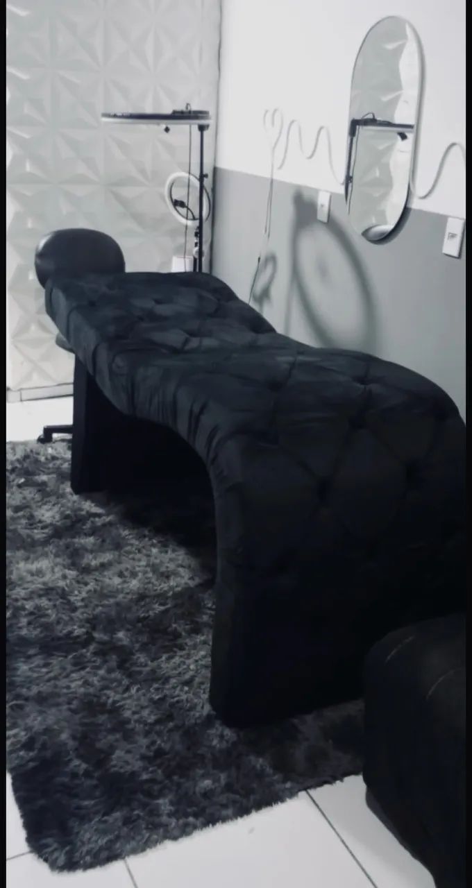 Maca para estética luxo curvada 70cm - Foto 2