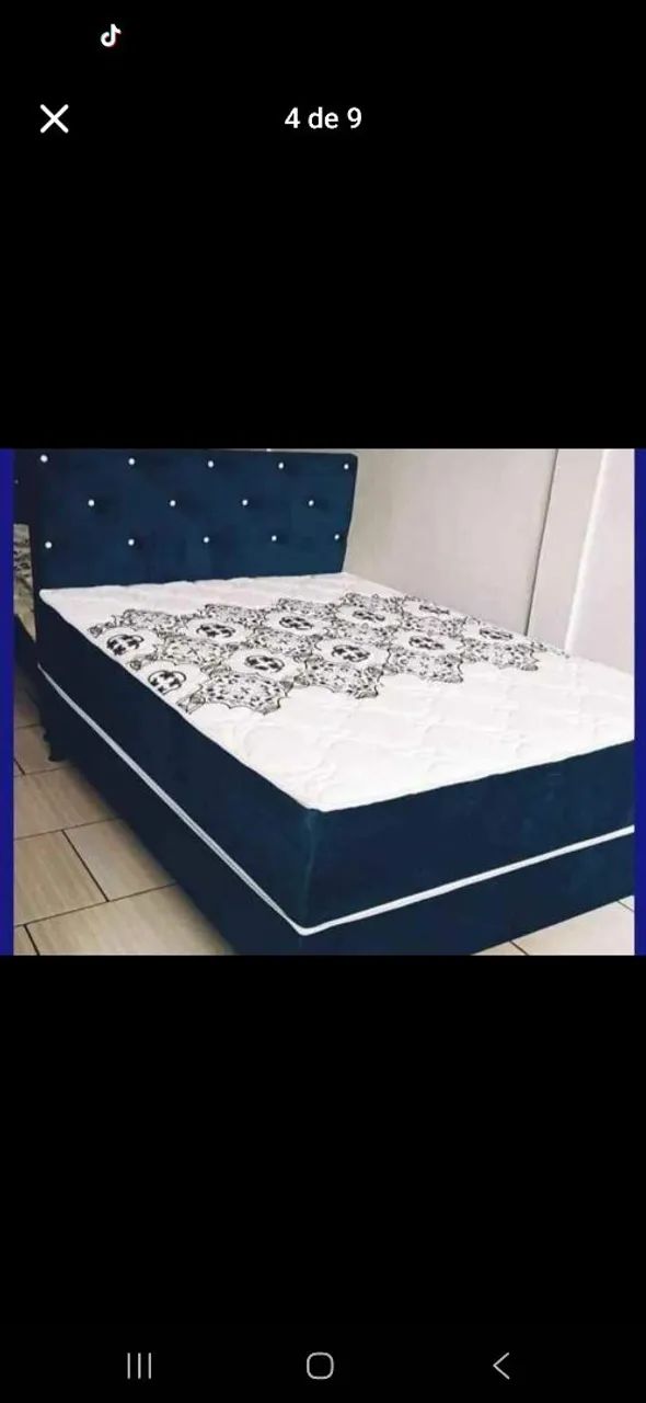 Cama box casal + Cabeceira 