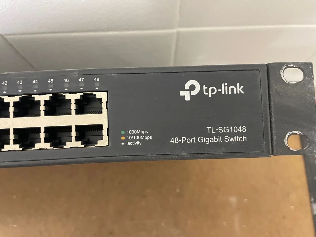 Switch Tp-link Tl-sg1048 Preto - Foto 3