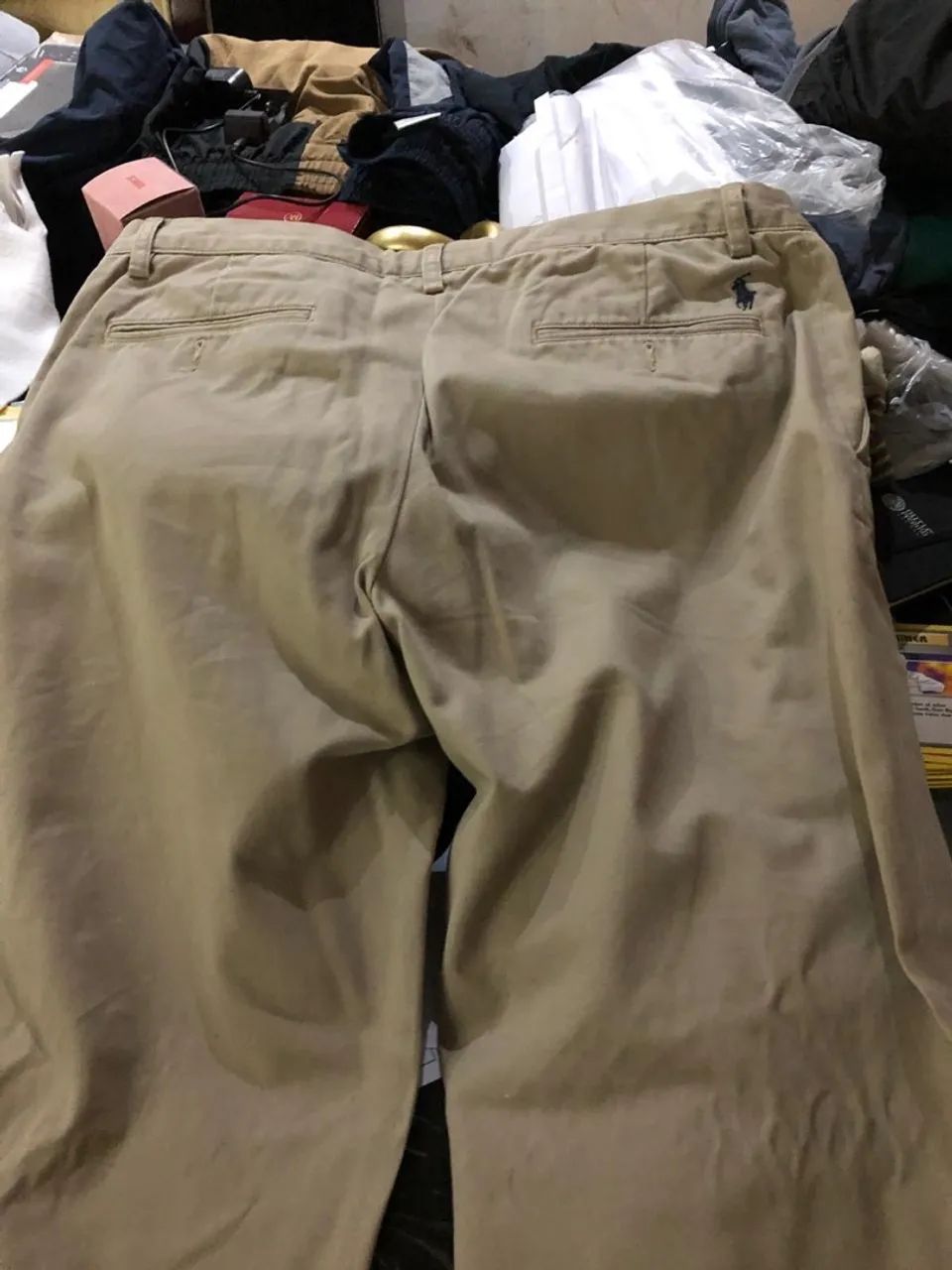 Calça Polo Ralph Lauren Chino Bege - Foto 2