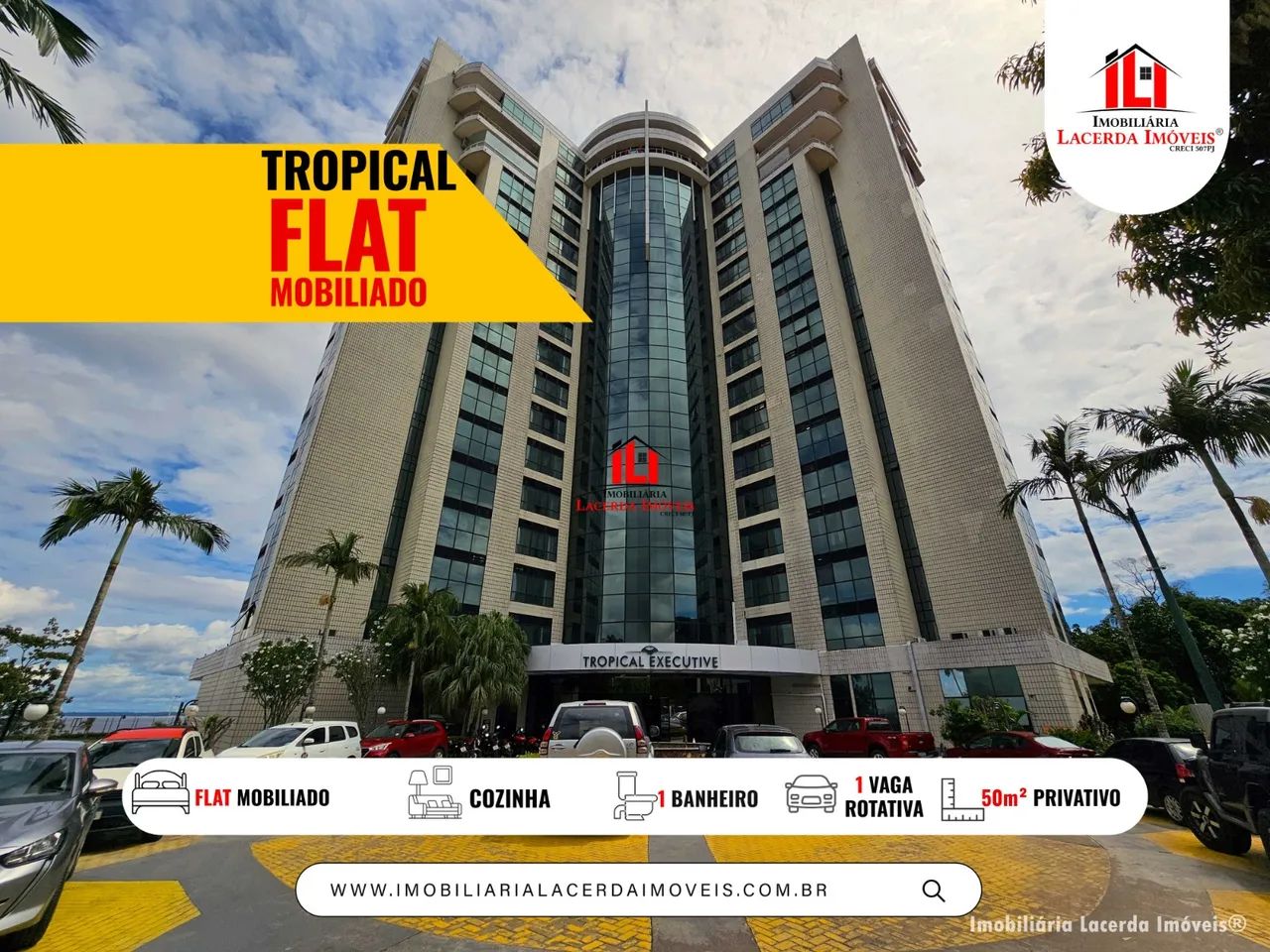 Flat Mobiliado e reformado com 36m² Privativo com lazer espetacular; - Foto 3