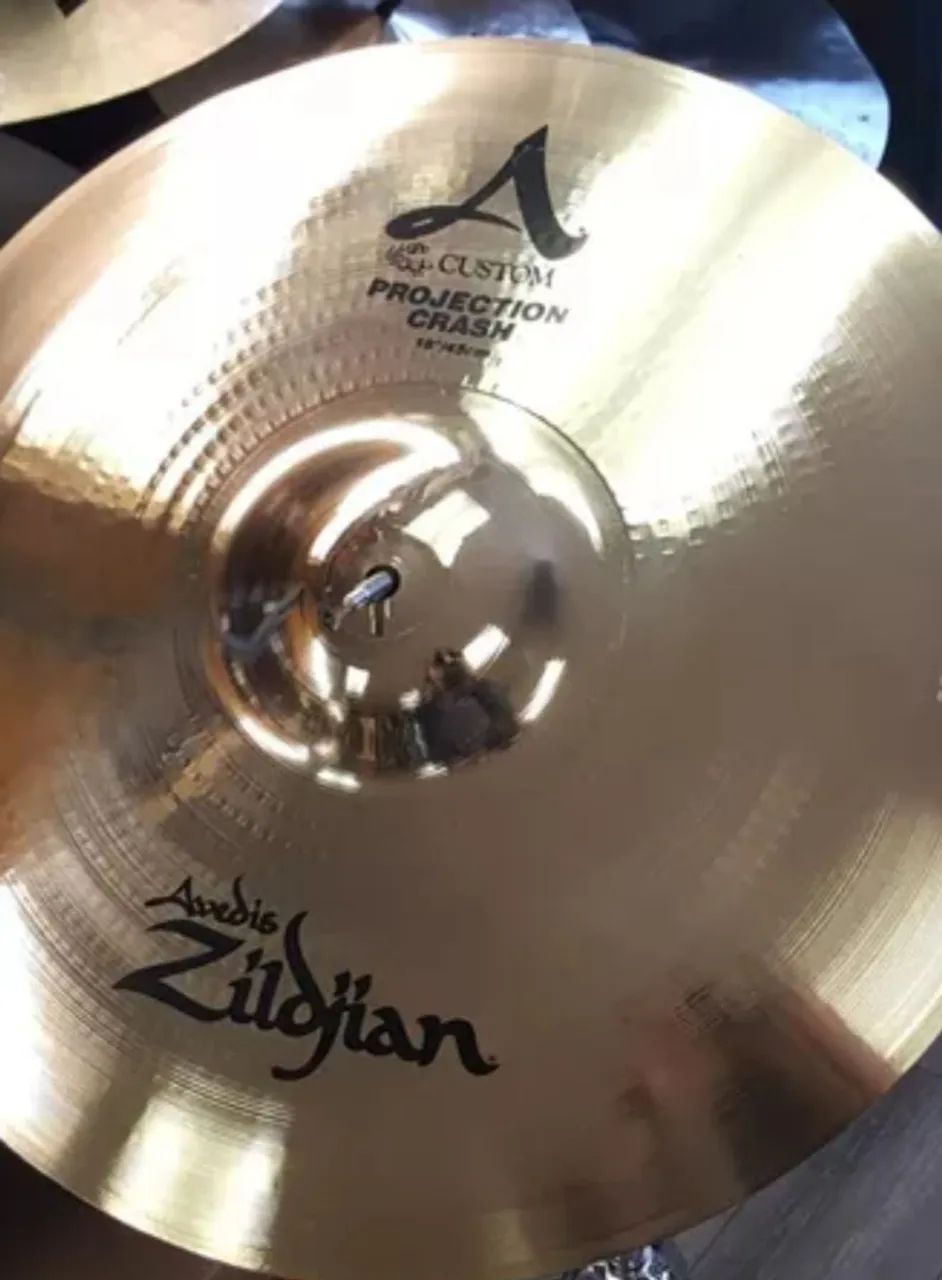 Zildjian A Custom Projection Crash 18 Novo - Instrumentos musicais