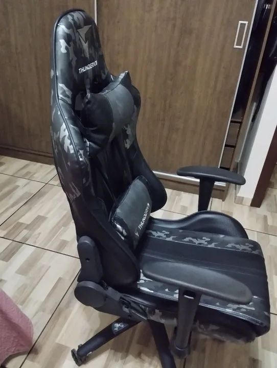 Cadeira thunderx3 verde militar - Foto 3