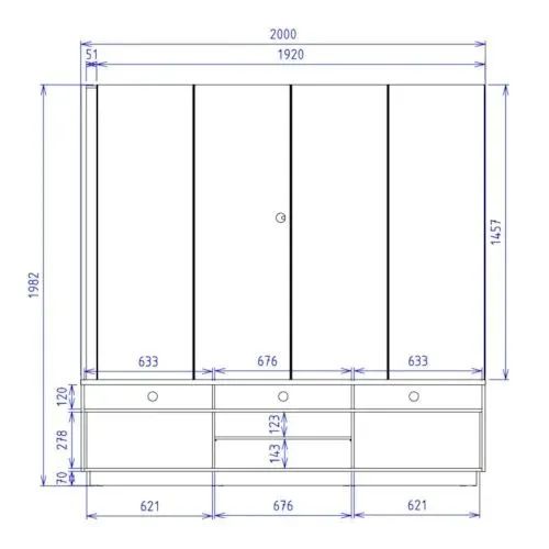 Estante Home Jordão para TV até 75? Novo entregamos - Foto 2