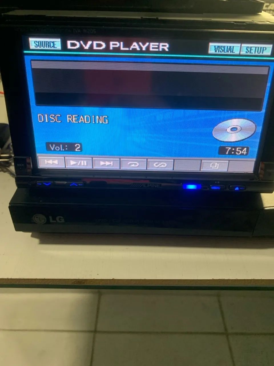 Dvd alpine iva w205