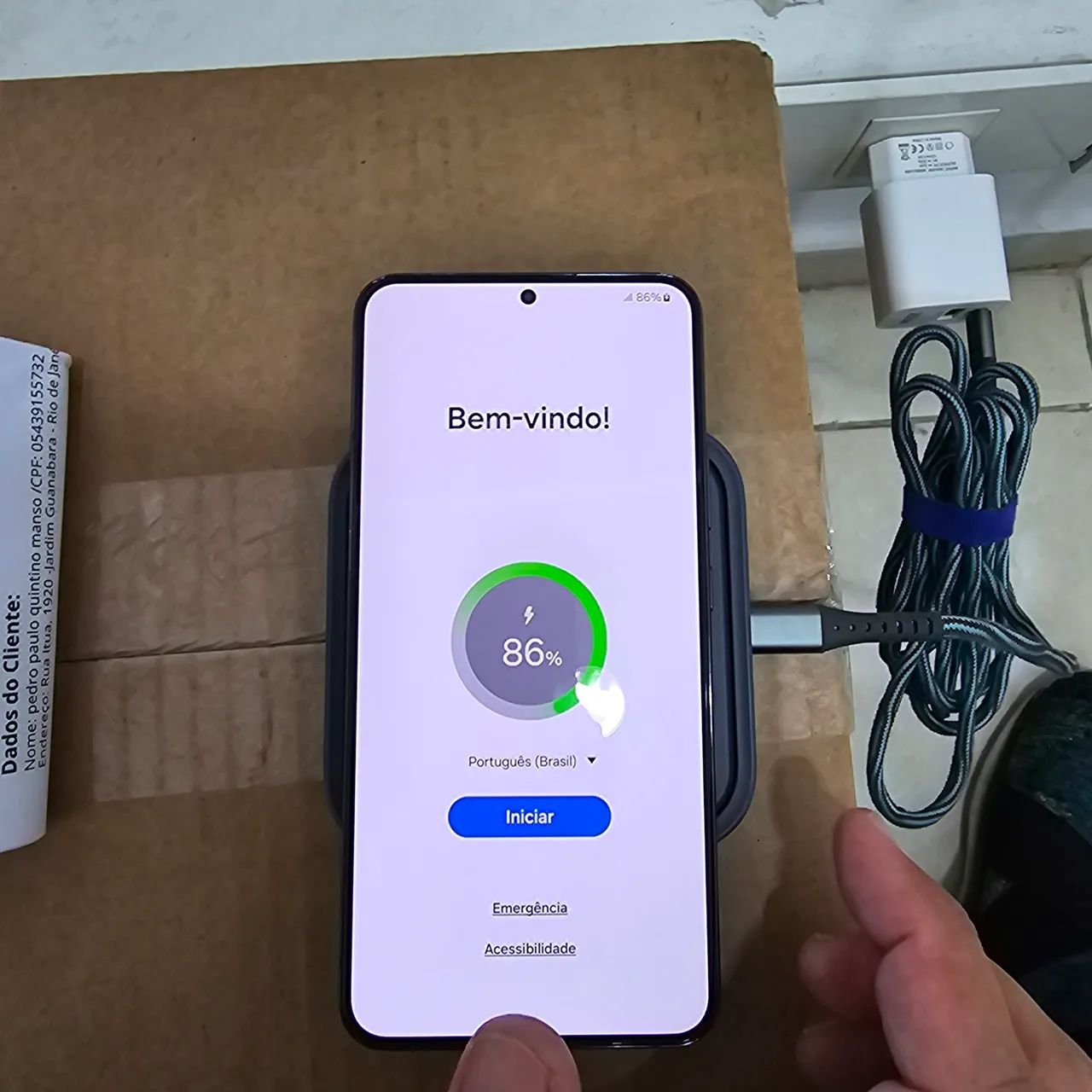 Carregador Wireless Super Rápido Samsung 15W - Foto 4