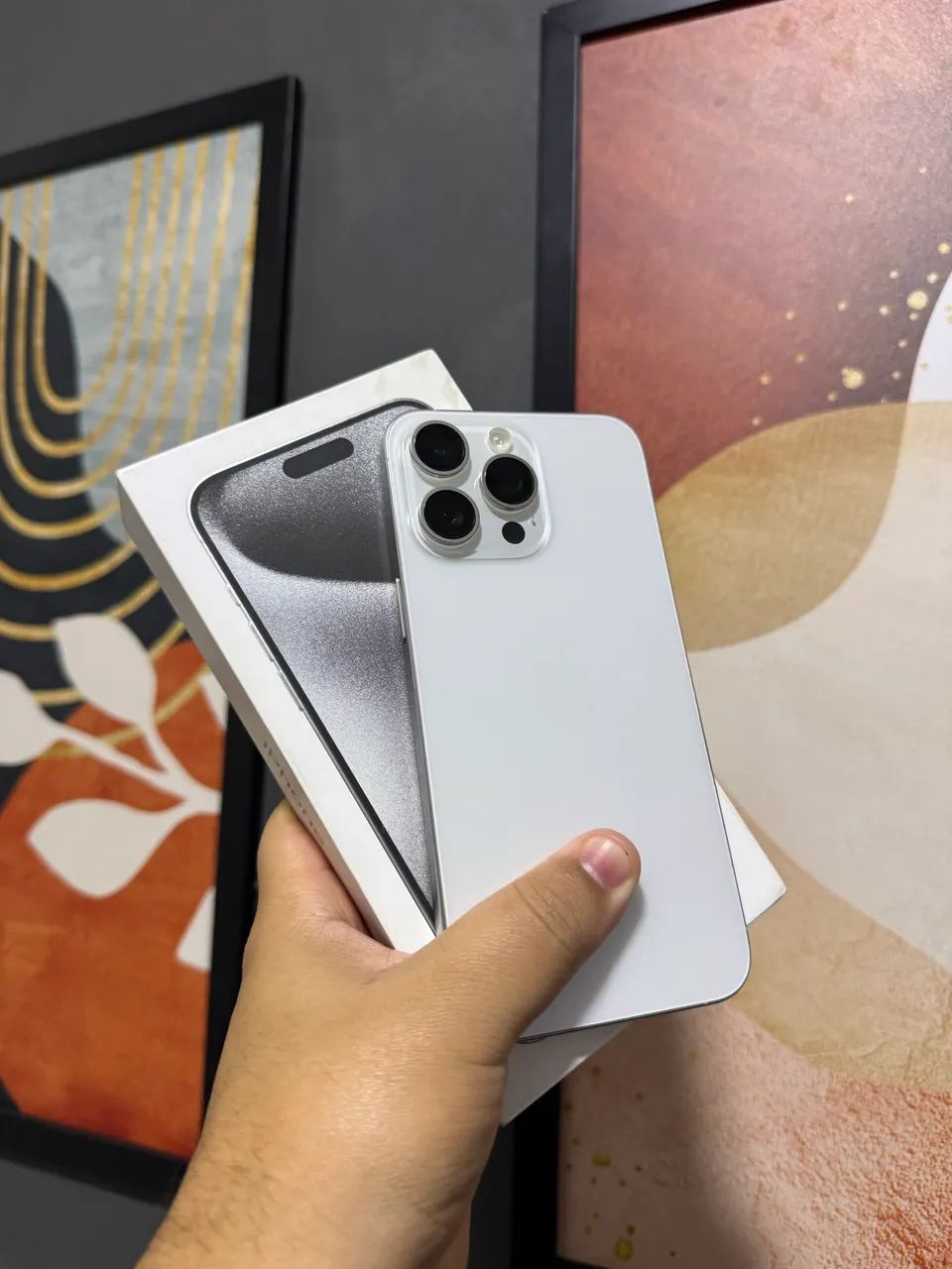 iPhone 15 Pro Max 256Gb Branco - Celulares e Smartphones - Taquara