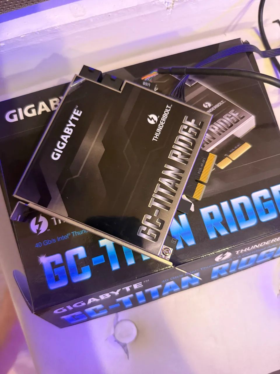 Placa Thunderbolt 3 GC Titan Ridge Intel PCI - Foto 3