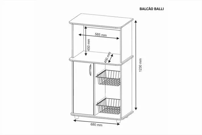 Balcão para Microondas  - Foto 2