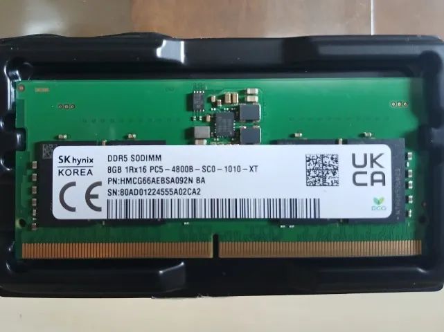 MEMÓRIA RAM DDR5 8GB P/ NOTEBOOK - Foto 2