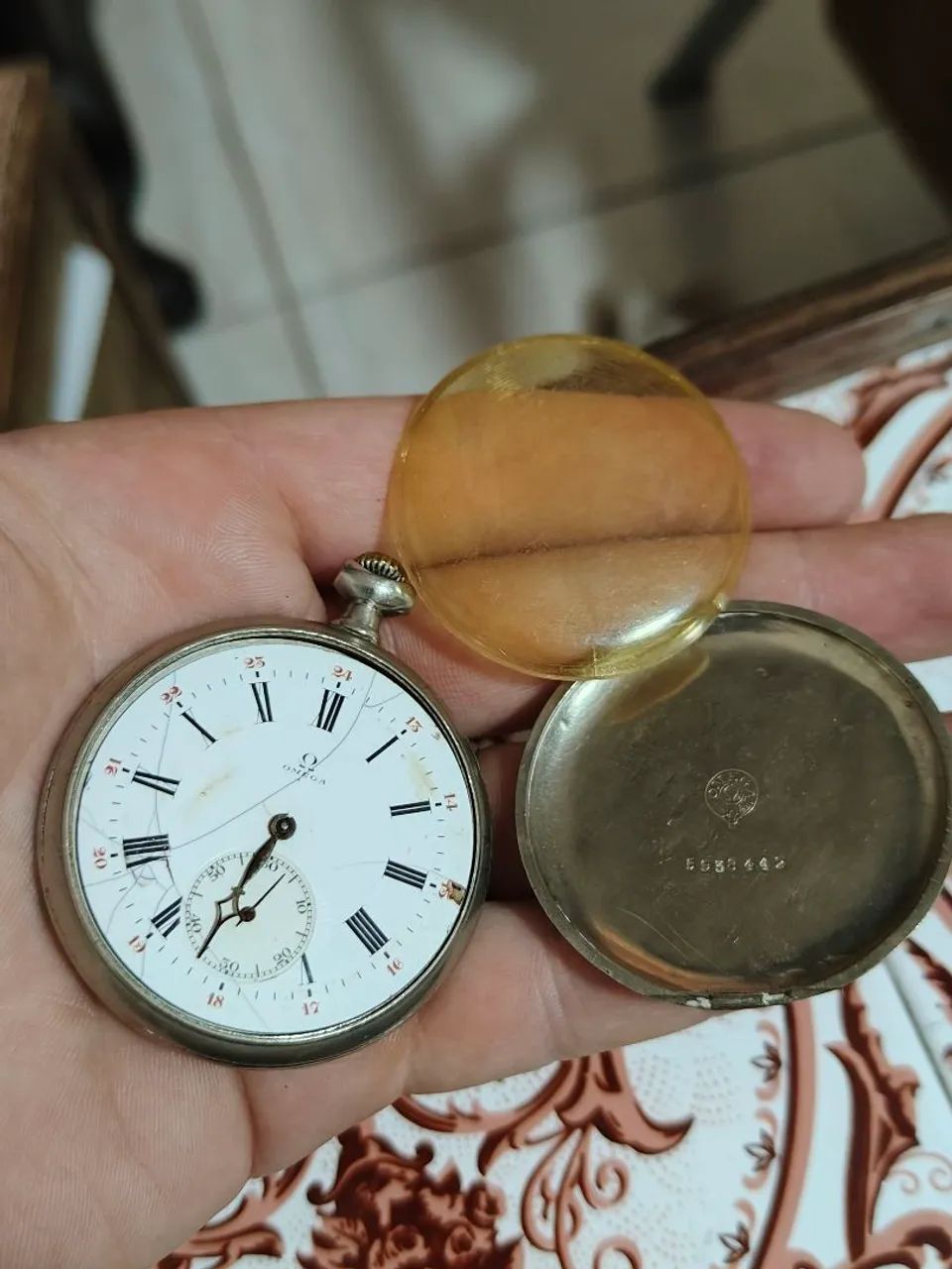 Relógio bolso aproveitar peça ômega  - Foto 4