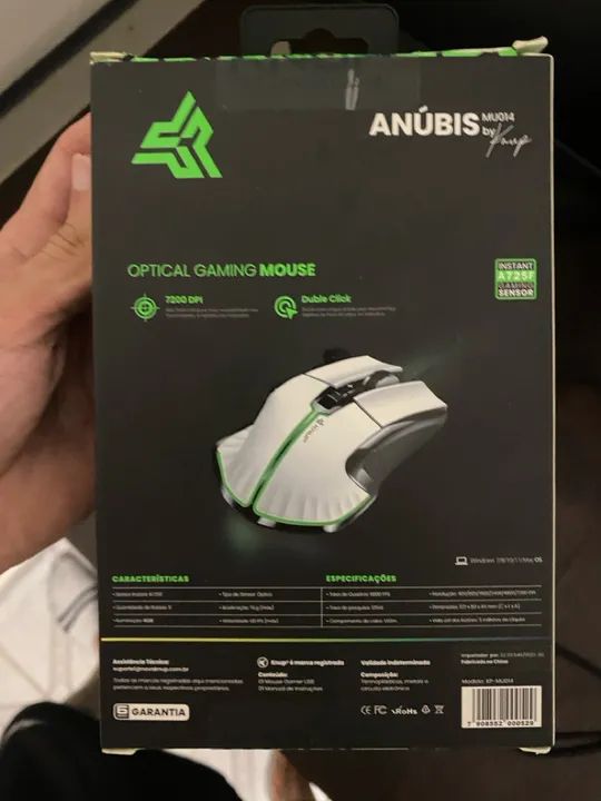 Mouse Gamer Anúbis  - Foto 2
