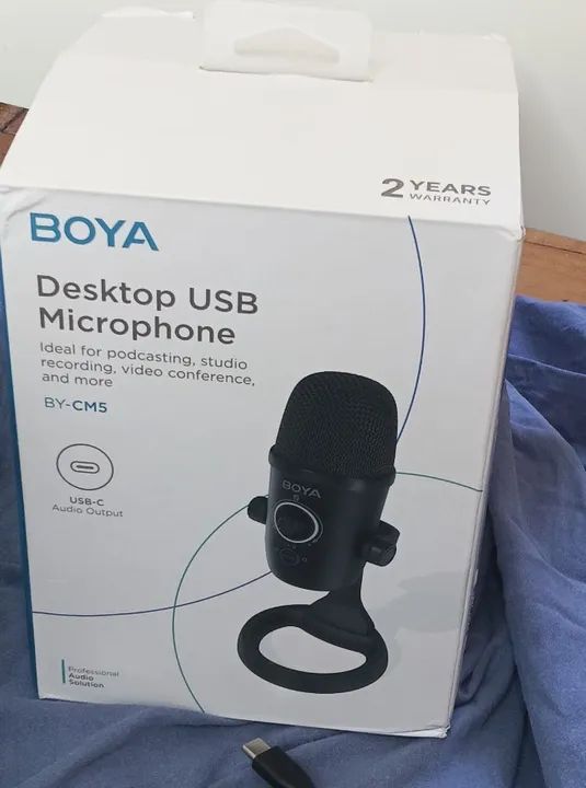 Microfone PROFISSIONAL E BARATO BOYA By-CM5  - Foto 4