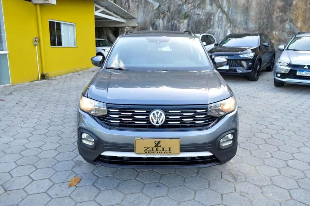 T-CROSS COMFORTLINE 200 1.0 TSI AT (TETO SOLAR) CINZA 2019/2020 - Foto 2