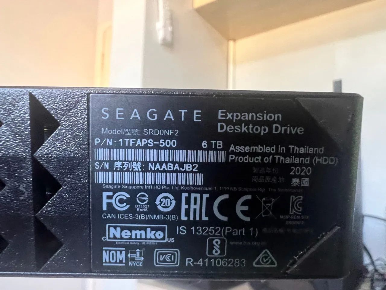 HD Externo Seagate 6TB  - Foto 2