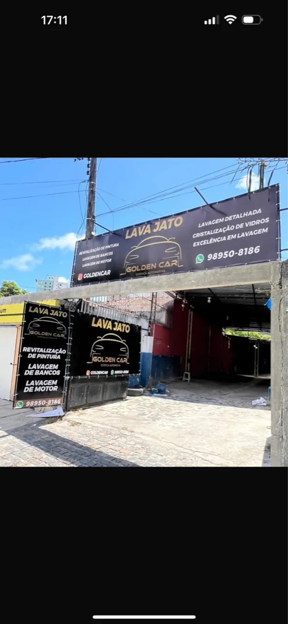 Repasse lavajato em pleno funcionamento