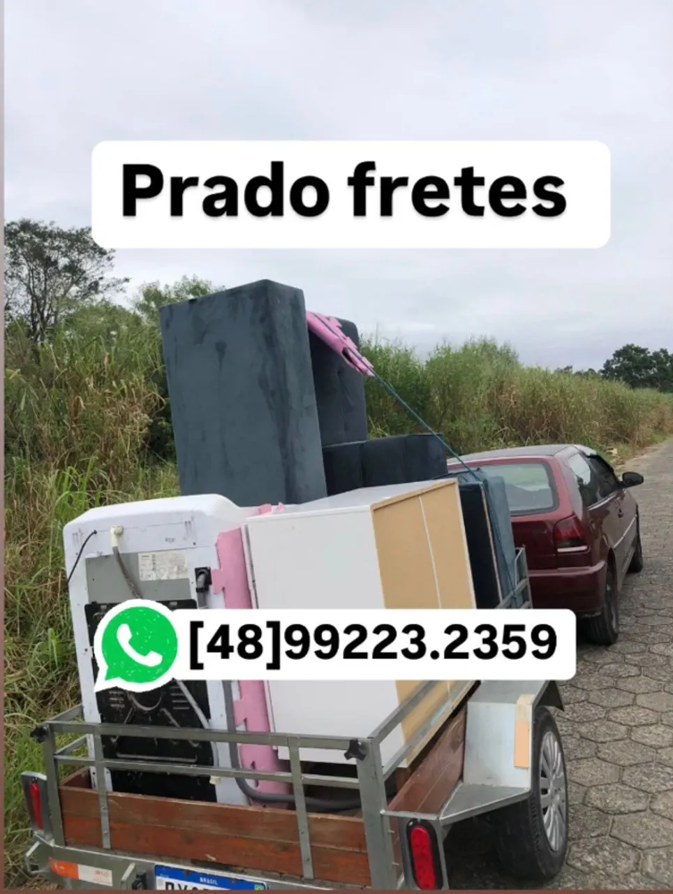 Frete sul da ilha e entulho / Prado fretes