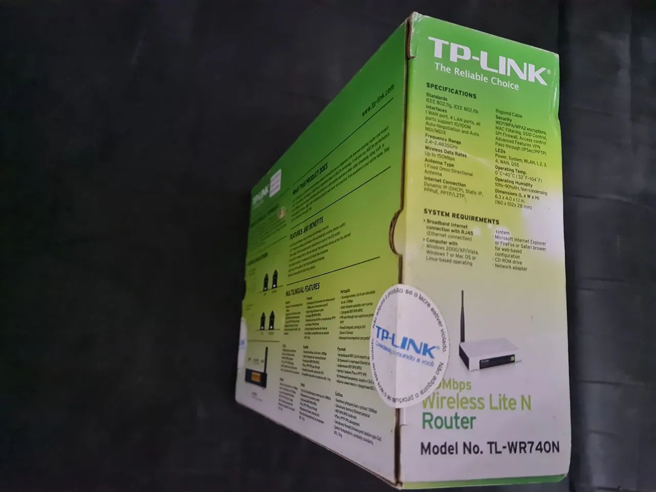 Roteador TP-LINK TL-WR740N 150Mbps Wireless Lite N - Foto 3