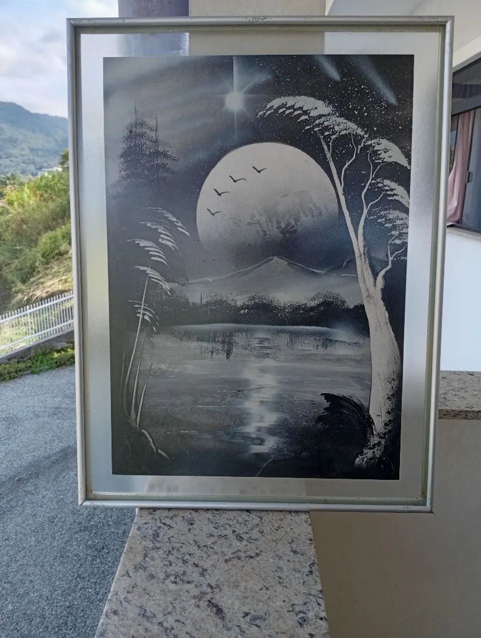 Quadro Decorativo Paisagem Noturna