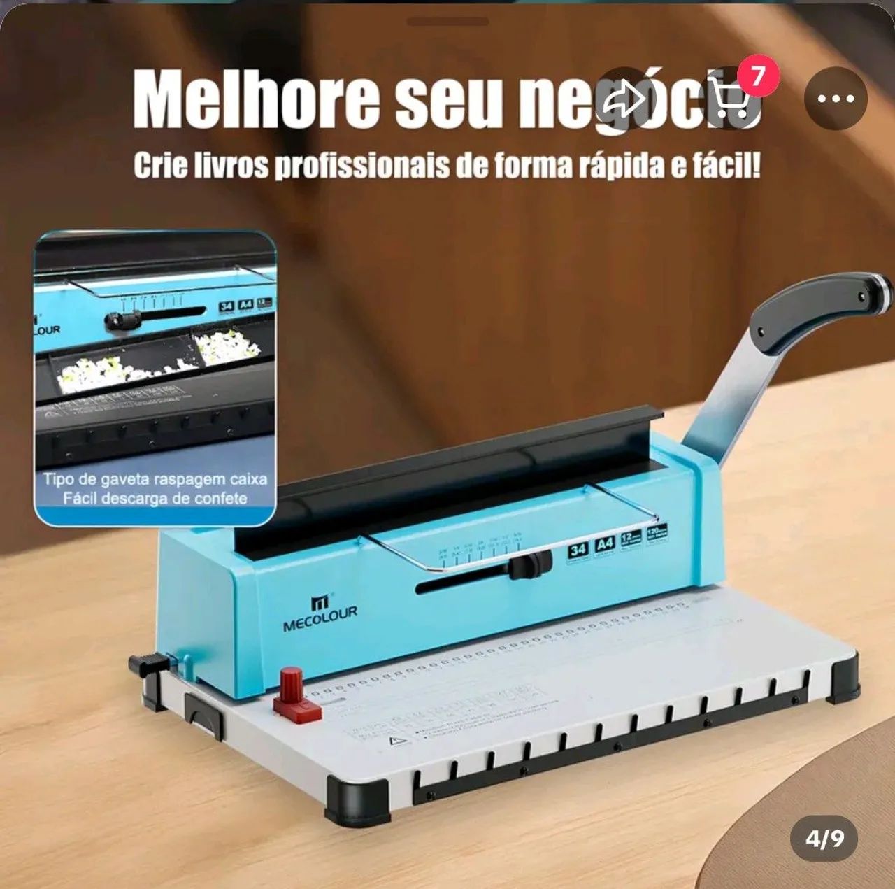 Máquina de encadernação 64842080555905121