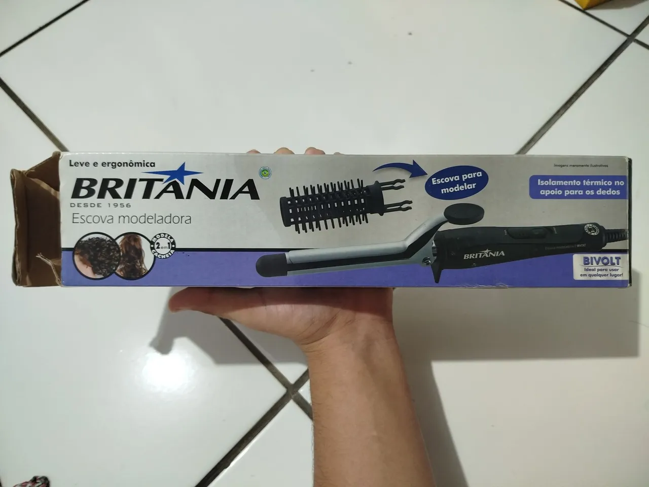 Escova Modeladora de Cabelo Britânia