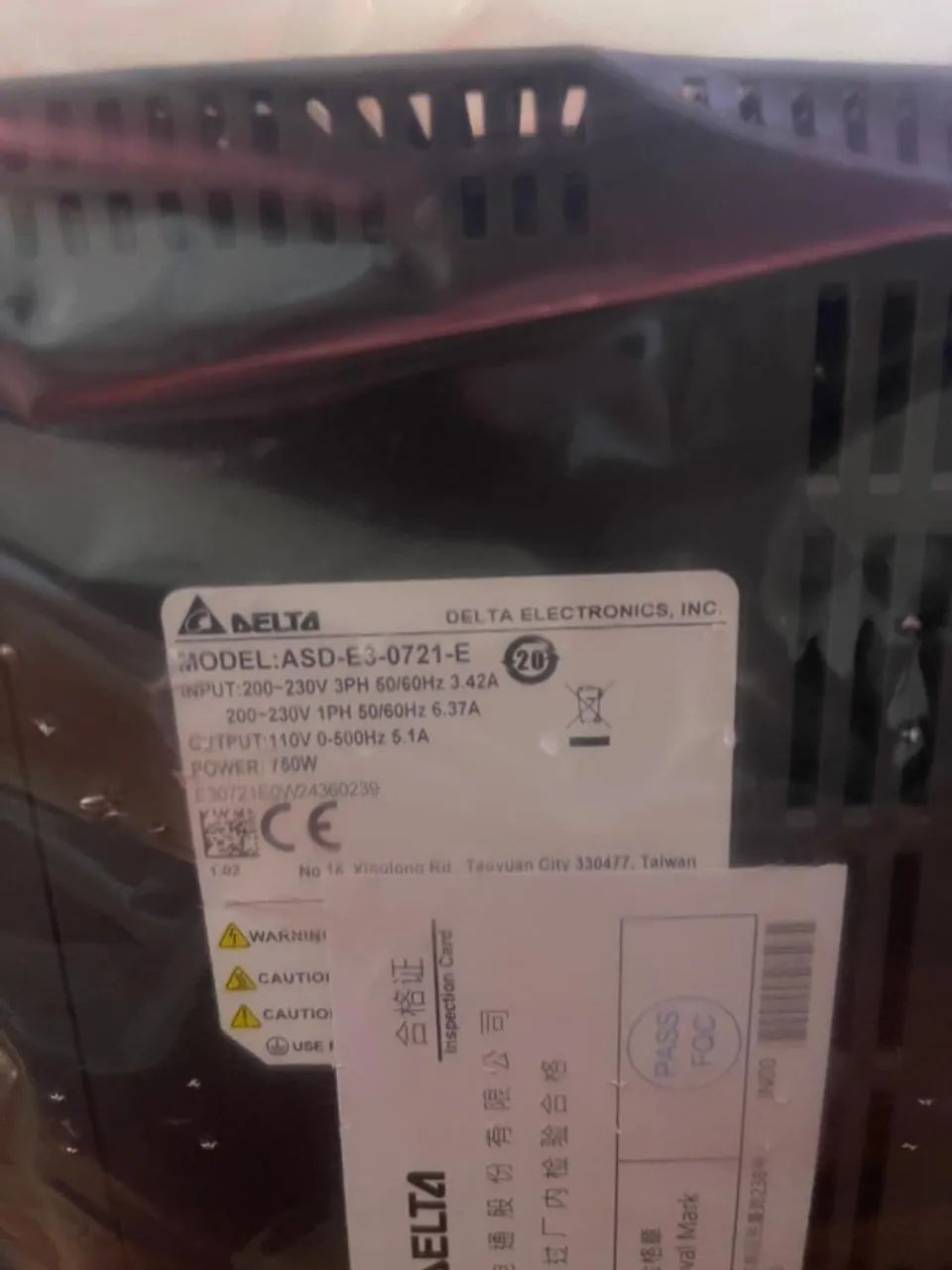 Servo Driver DELTA 750W NOVO - Foto 3