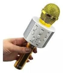 Microfone Bluetooth S/ Fio Infantil Youtube Karaoke Muda Voz  - Foto 5