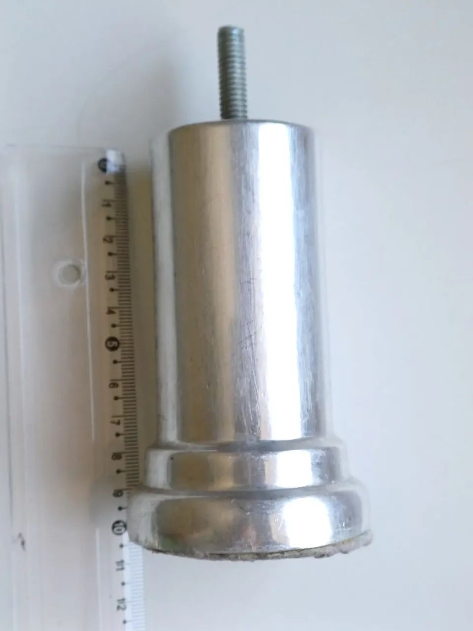 Pezinho de alumínio com 10 cm