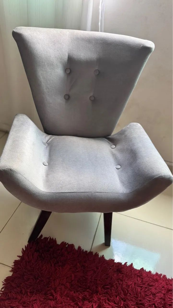Poltrona confortável e elegante