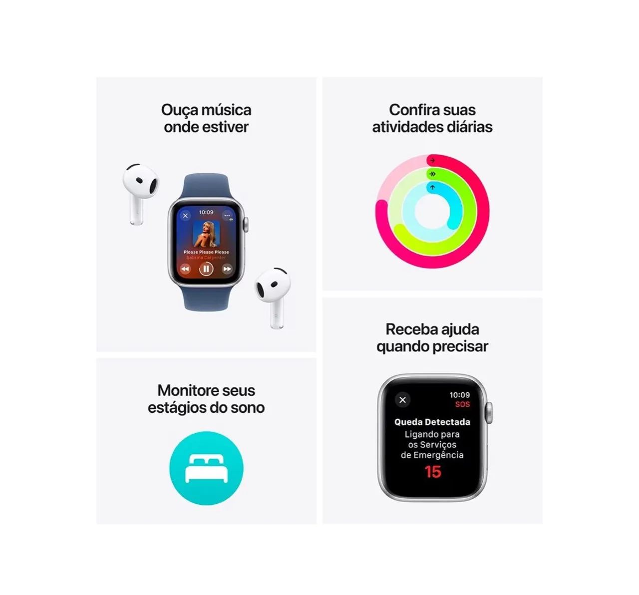 Apple Watch SE GPS 40MM Cor starligth (Novo Lacrado)  - Foto 2