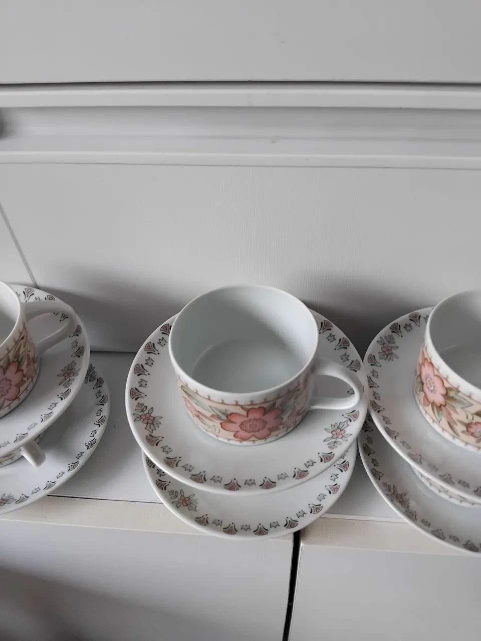 Jogo de xícaras de café com Pires e açucareiro porcelana Schmidt - Foto 5