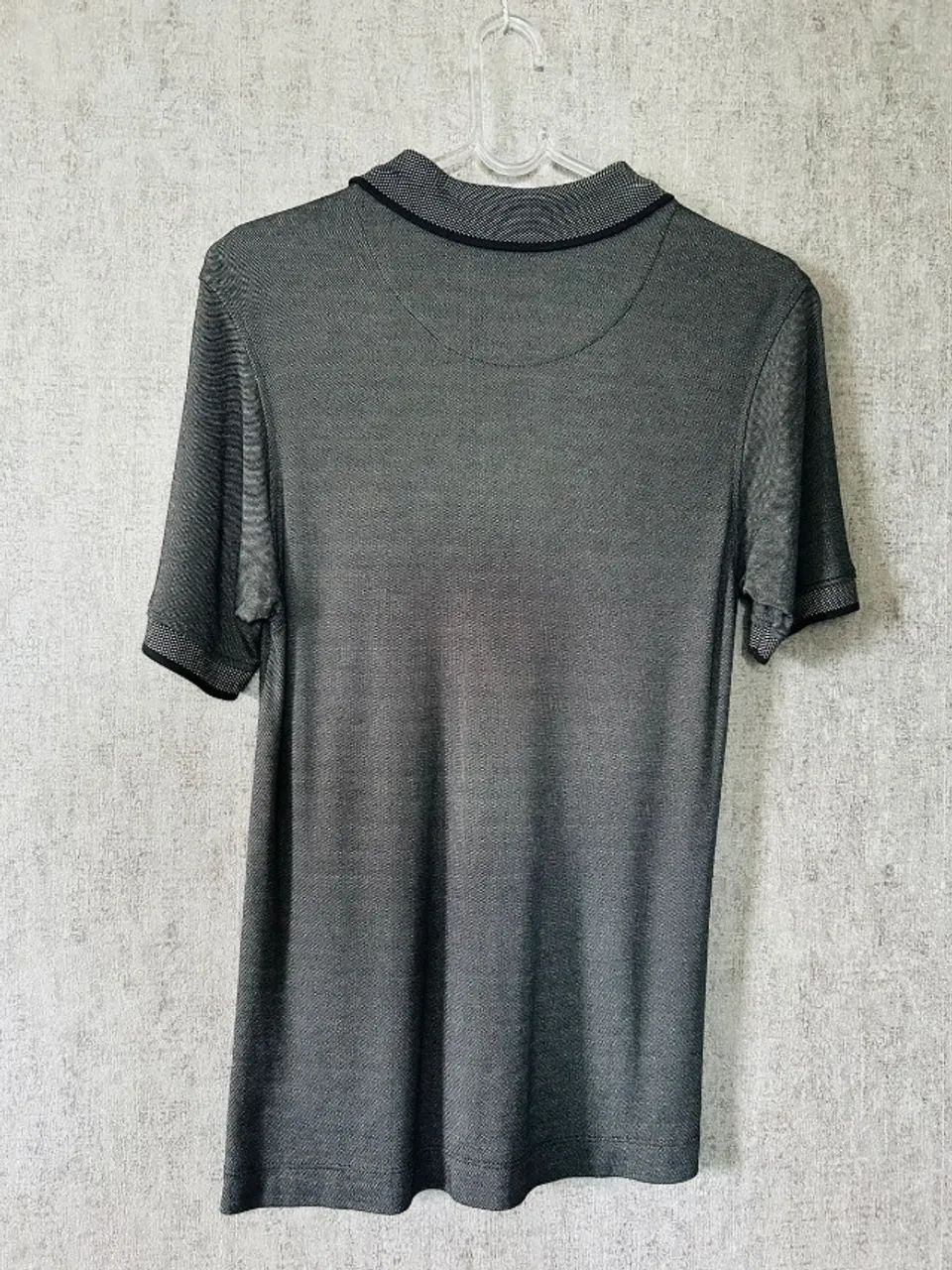 Camisa Polo Cinza Escuro - Foto 2