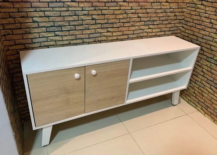 , rack em promoção aproveite 100% MDF para TV até 55 polegadas Valor  270$ ?