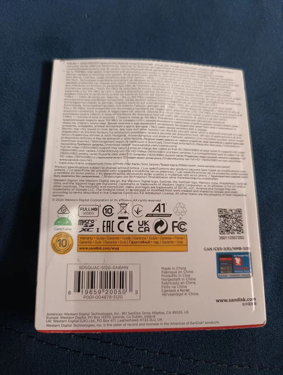 Micro SD San Disc 512 GB classe 10 - Foto 3