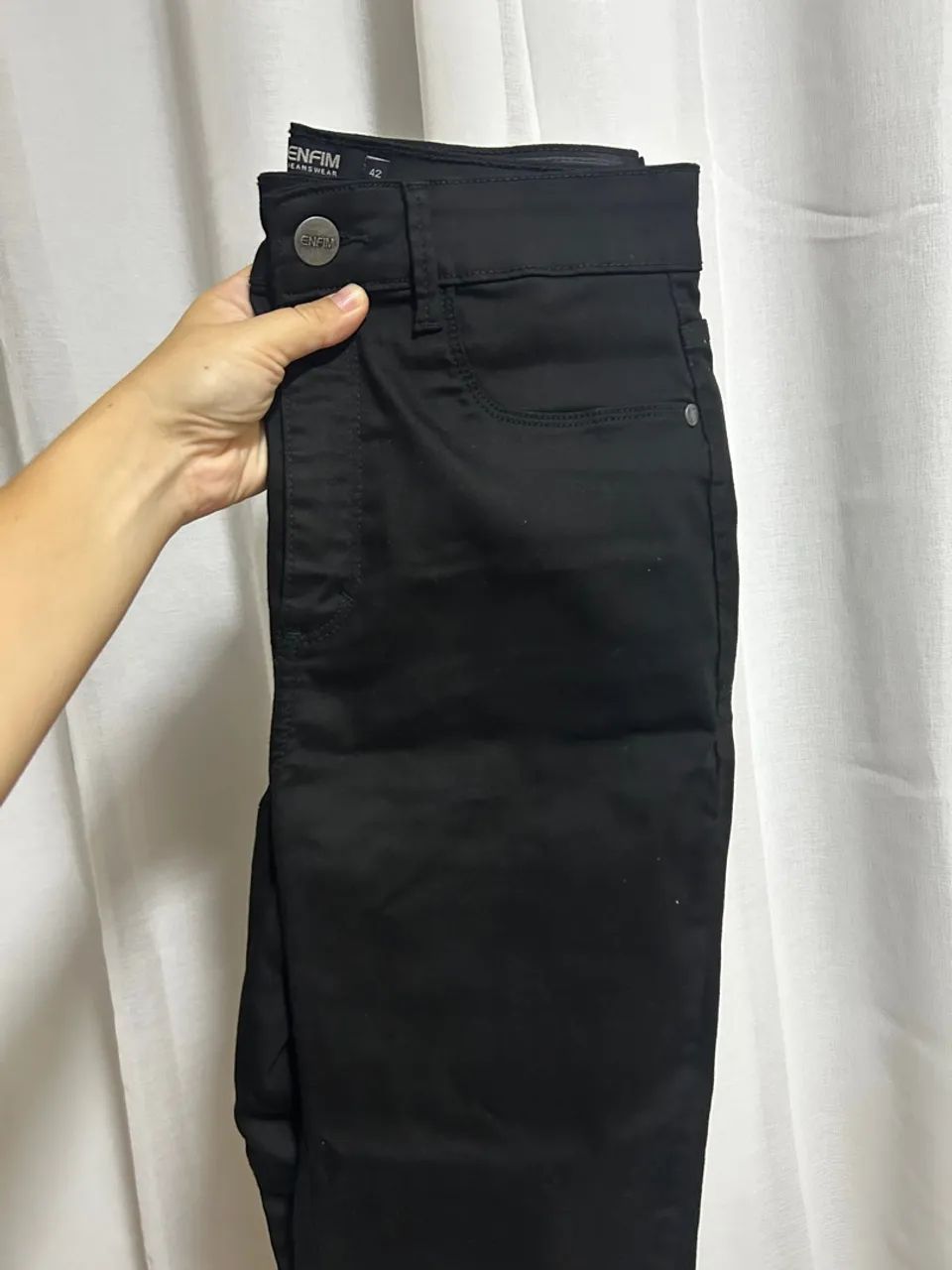 Calça Jeans Preta - Foto 2