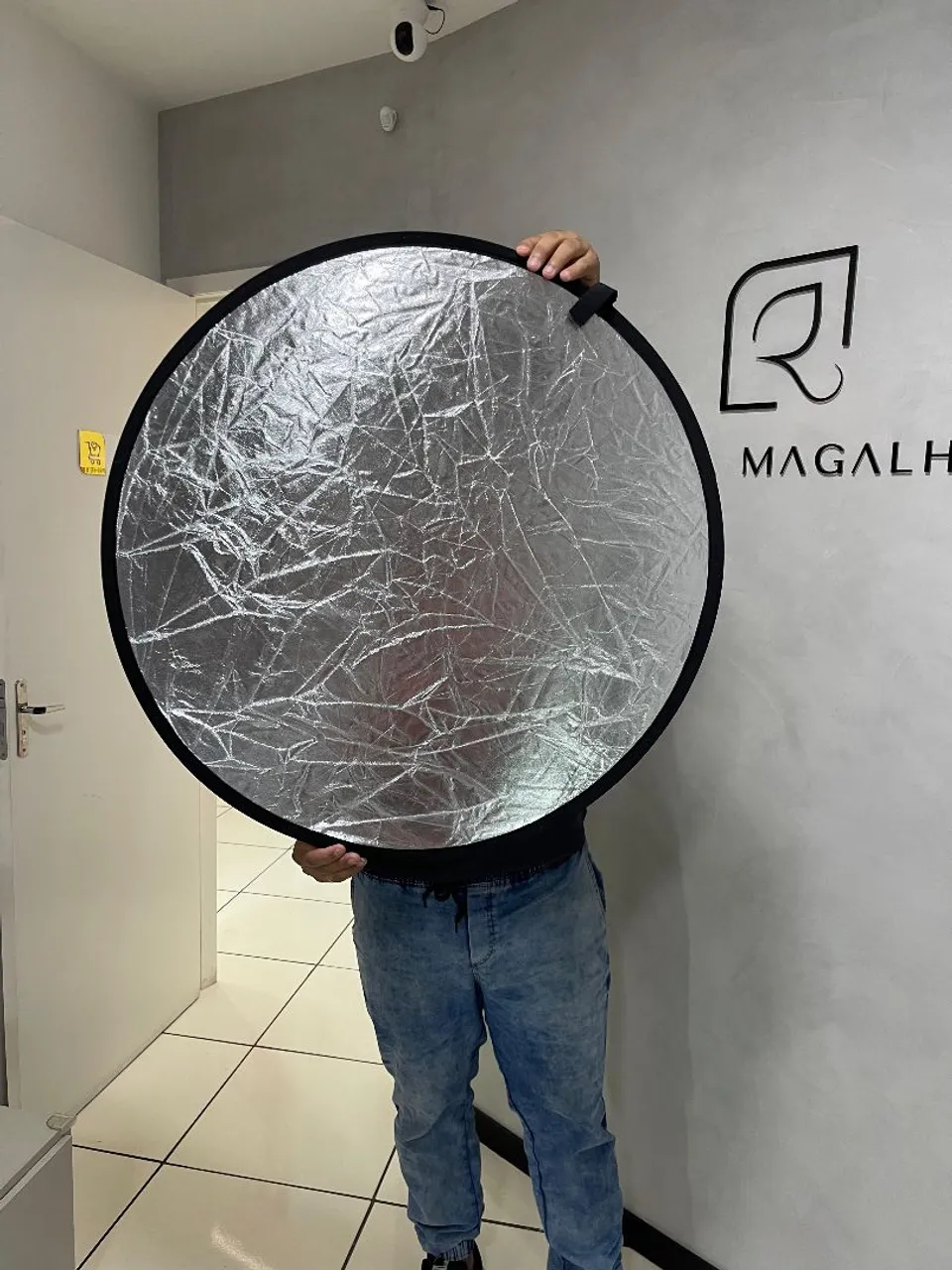 Refletor Dobrável Prata Profissional para Fotografia