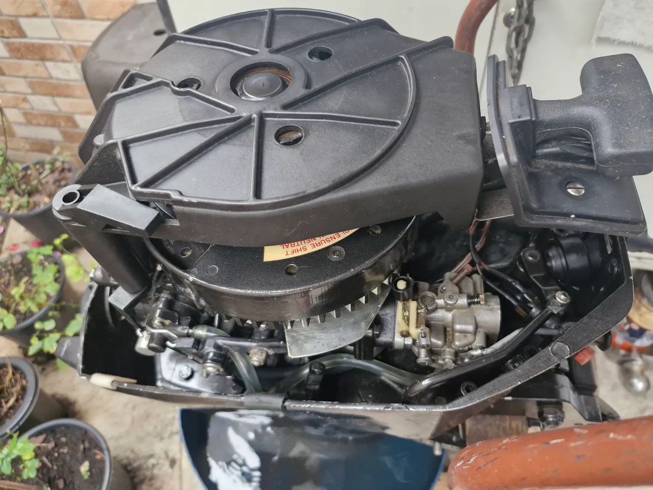 Motor de popa 9.9hp - Foto 4