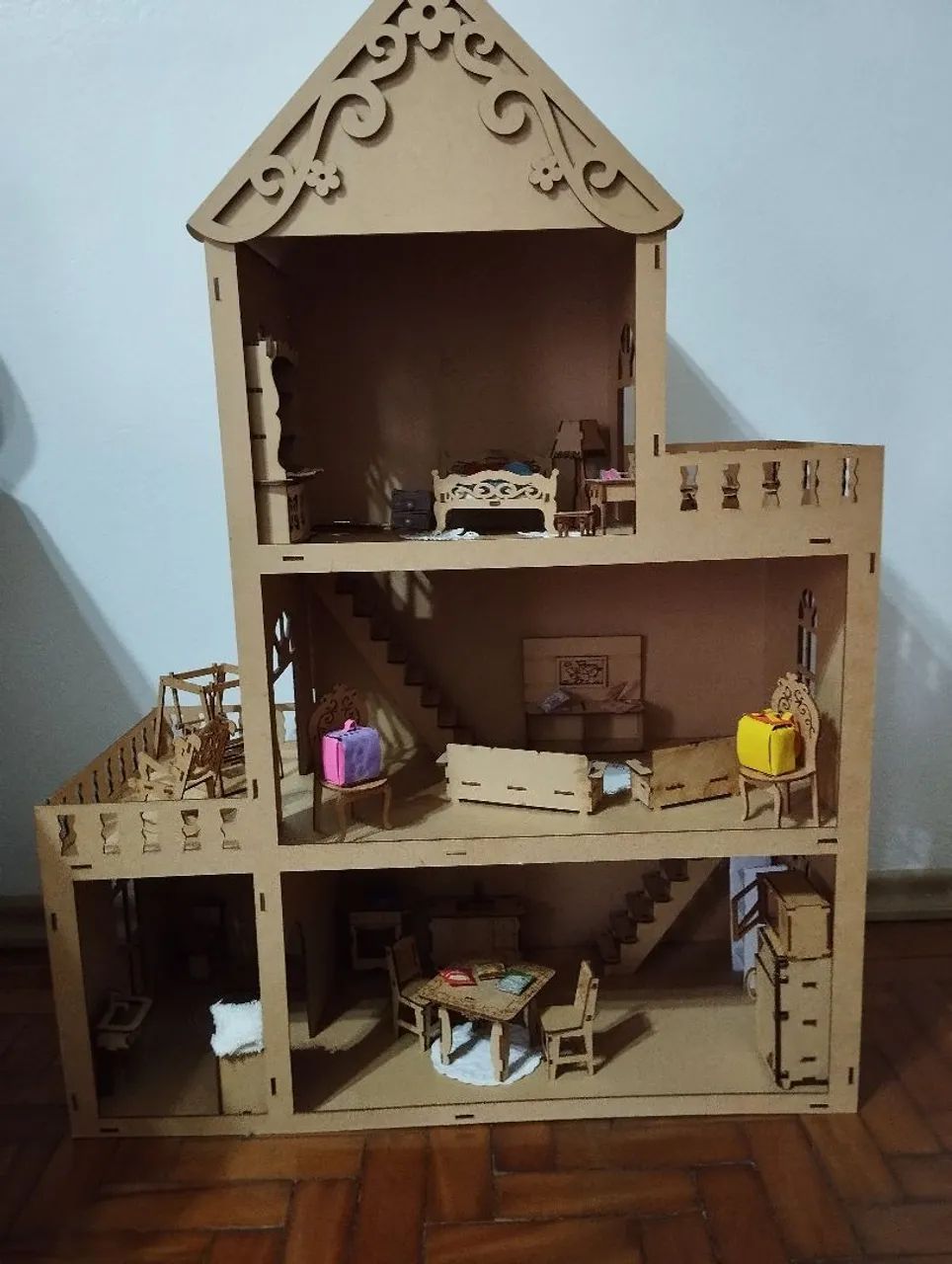 Casinha de madeira MDF infantil  - Foto 2