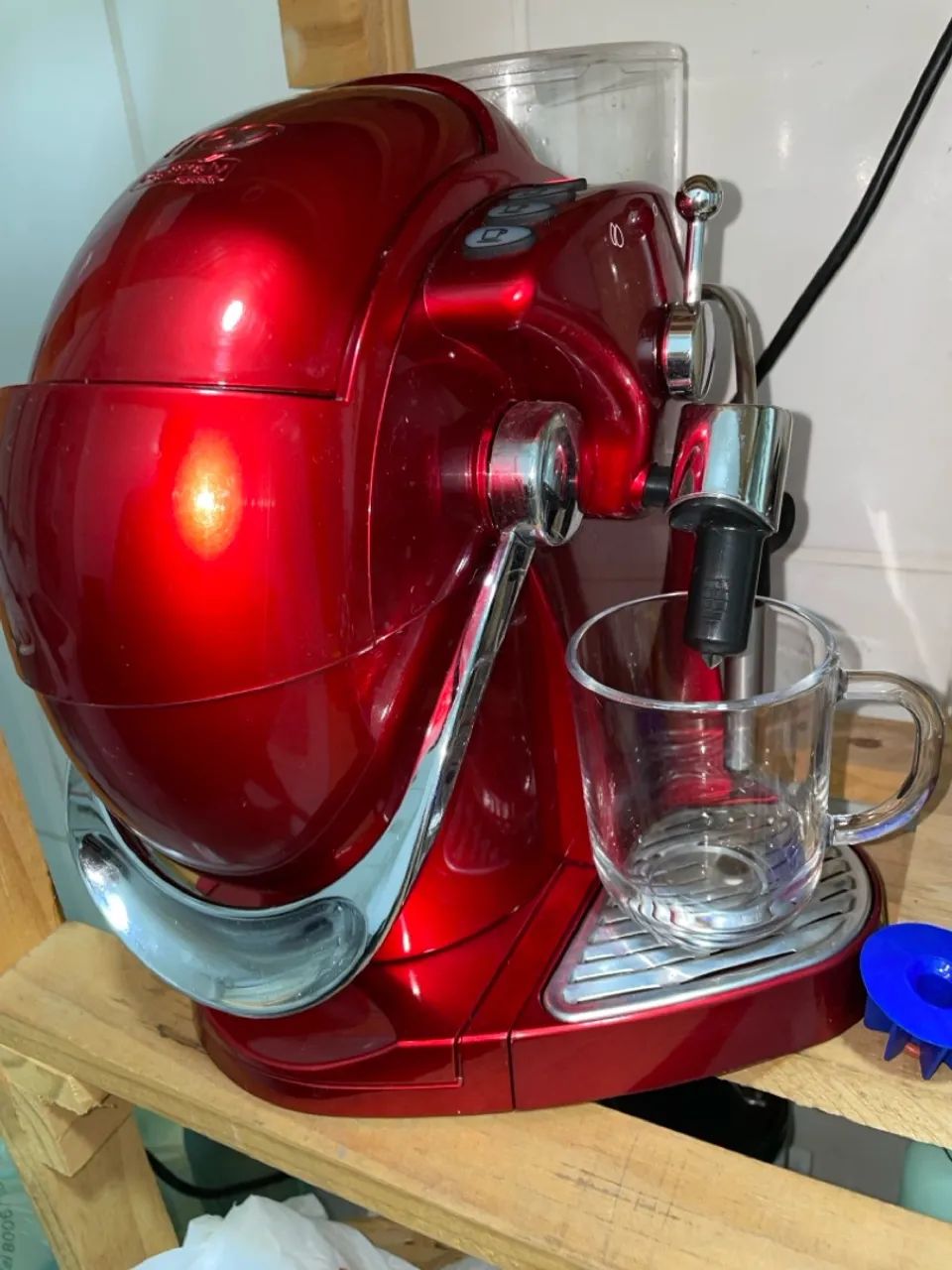 Cafeteira Espresso 3 Corações Gesto Vermelha