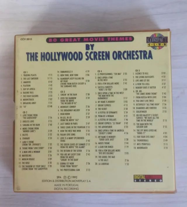Box 5 CDs Movie Themes Original usado. - Foto 4