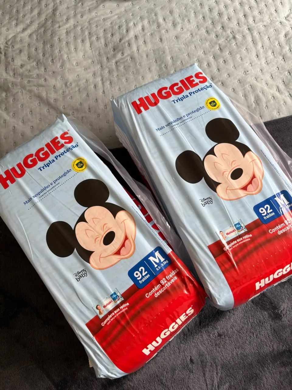 Fraldas Huggies e Pampers 