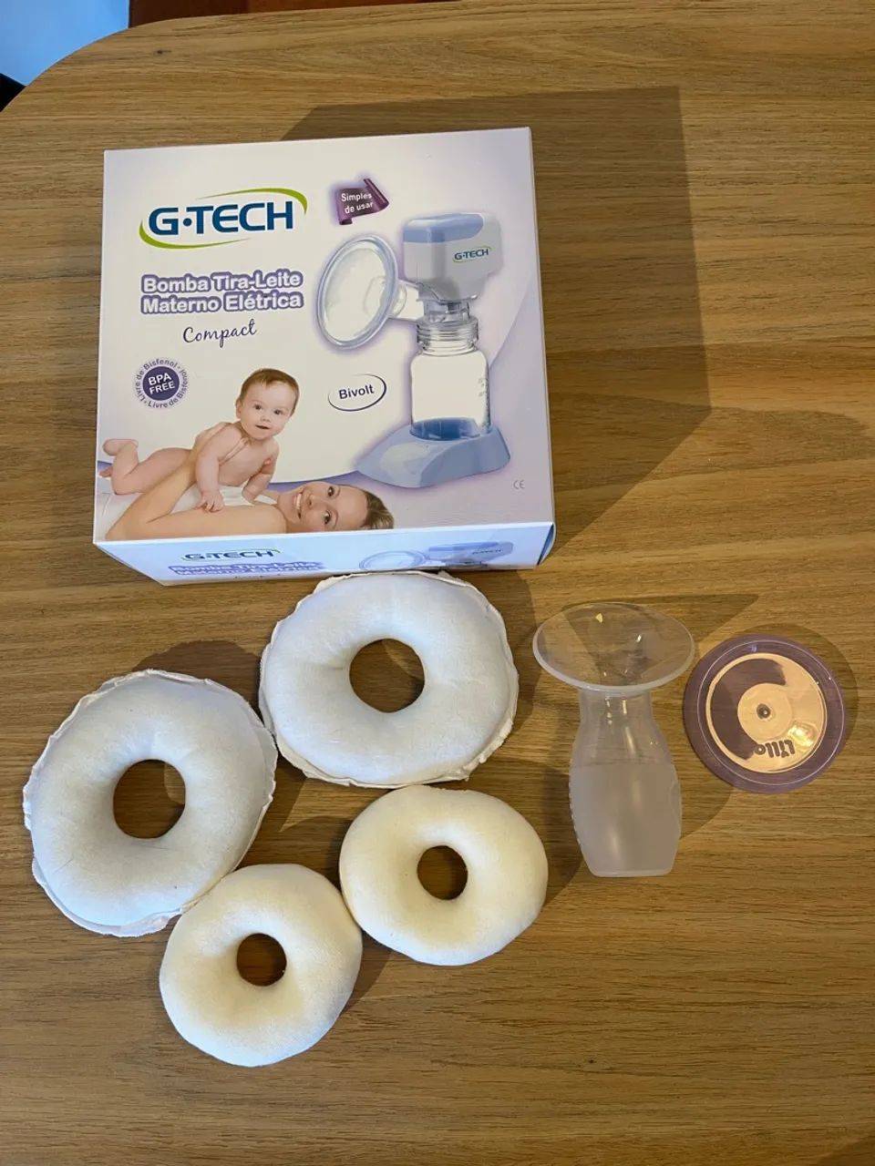 Bomba Tira-leite G Tech Elétrica + Acessórios  - Foto 4